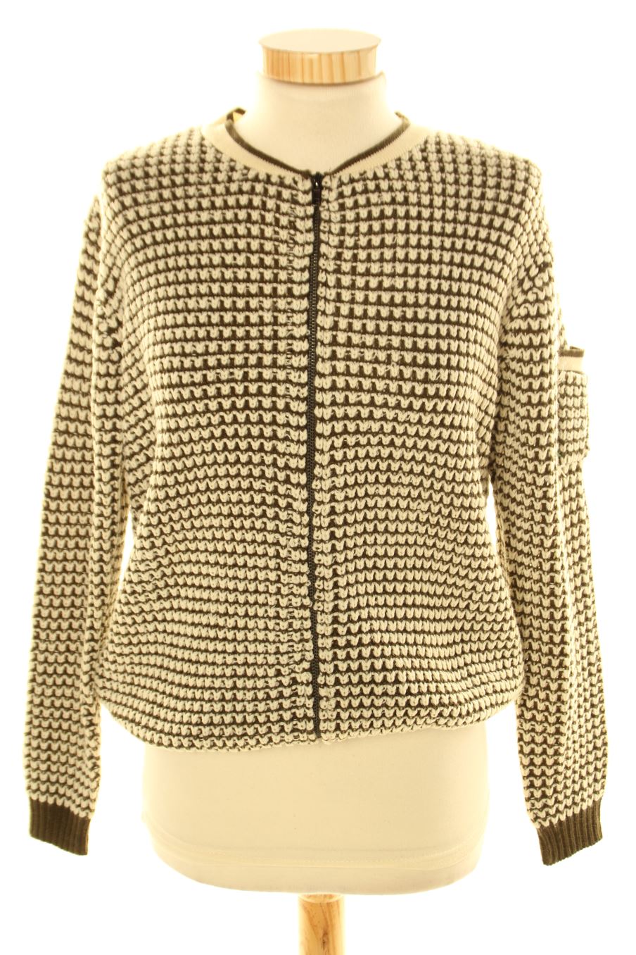 Gilet Femme Alain Manoukian - Taille 38 - Rouge - Acrylique - Occasion Très Bon État