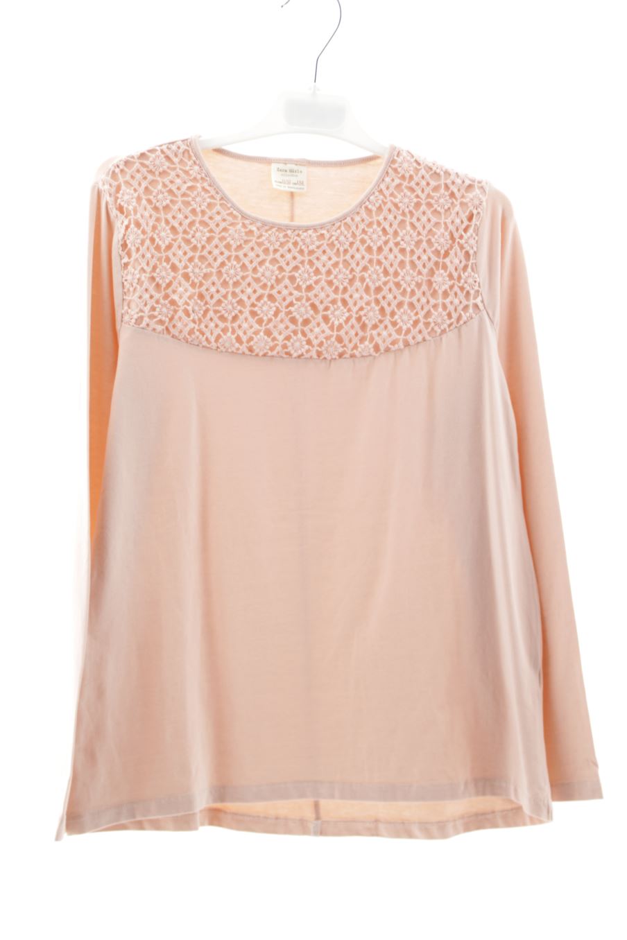 T-shirt Manches Longues Zara Pour Fille - Taille 13-14 Ans - Occasion En Très Bon état